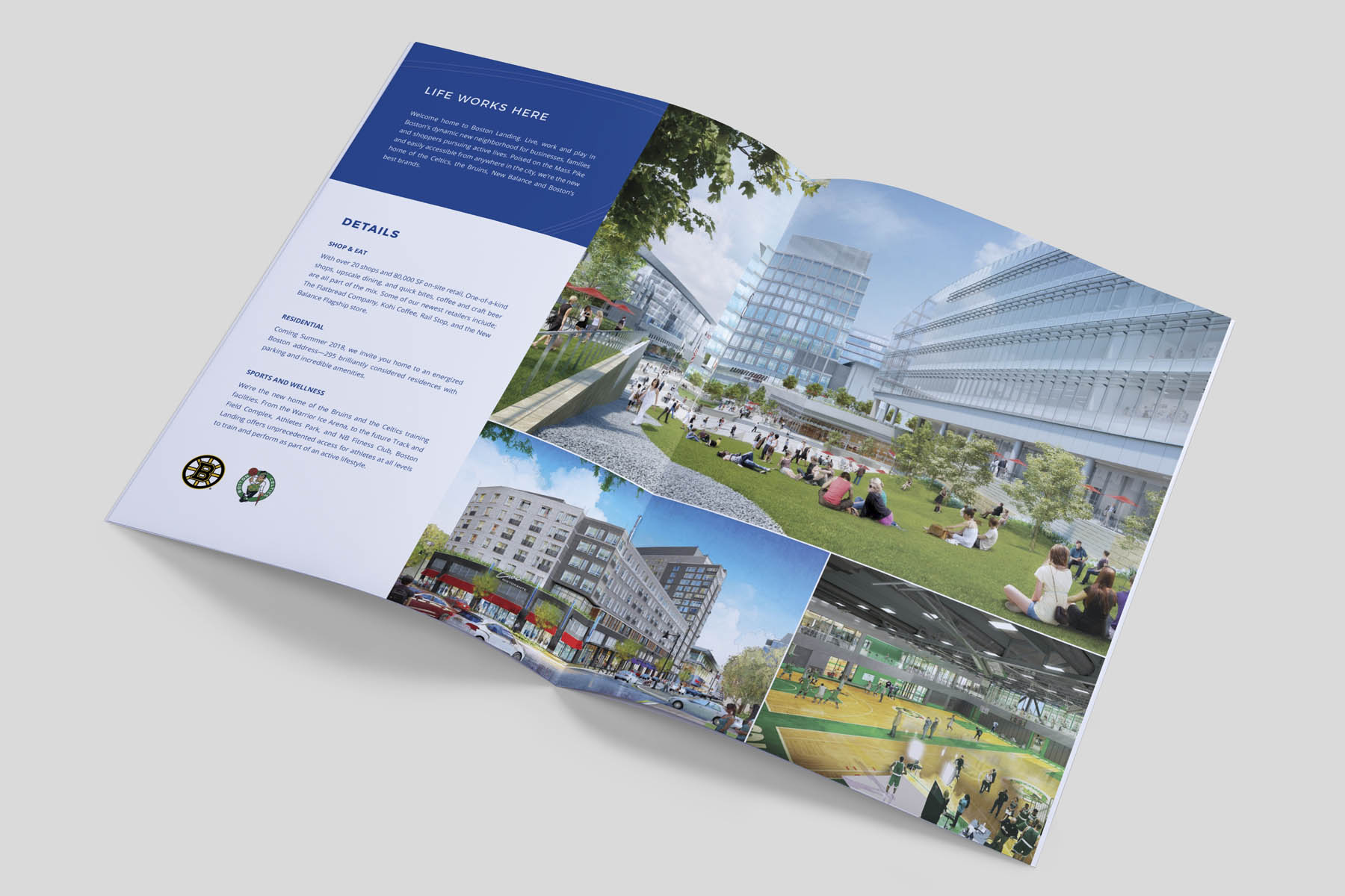 brochure page layout